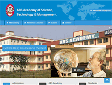 Tablet Screenshot of absacademy.com
